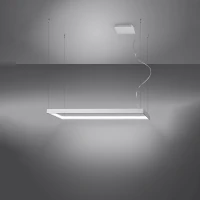Pakabinamas šviestuvas 100 cm / 40W – linijinis, baltas, CRI98 - Nuotrauka 3