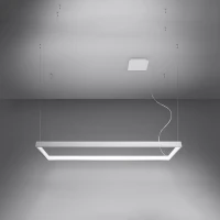 Pakabinamas šviestuvas 100 cm / 40W – linijinis, baltas, CRI98 - Nuotrauka 4