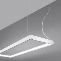 Pakabinamas šviestuvas 100 cm / 40W – linijinis, baltas, CRI98 - Nuotrauka 5