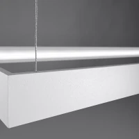 Pakabinamas šviestuvas 100 cm / 40W – linijinis, baltas, CRI98 - Nuotrauka 6