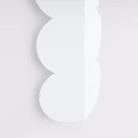 Sieninis šviestuvas 2x8W – banguotas siluetas, baltas, G9 - Nuotrauka 6
