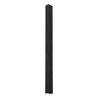 Sieninis šviestuvas 120 cm – linijinis, juodas, GU10 - Nuotrauka 2