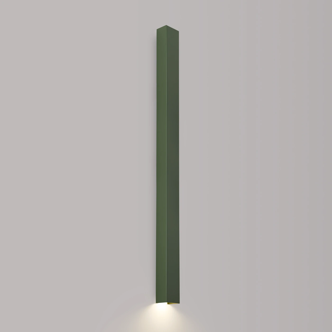 Sieninis šviestuvas 120 cm – linijinis, alyvuogių žalias, GU10