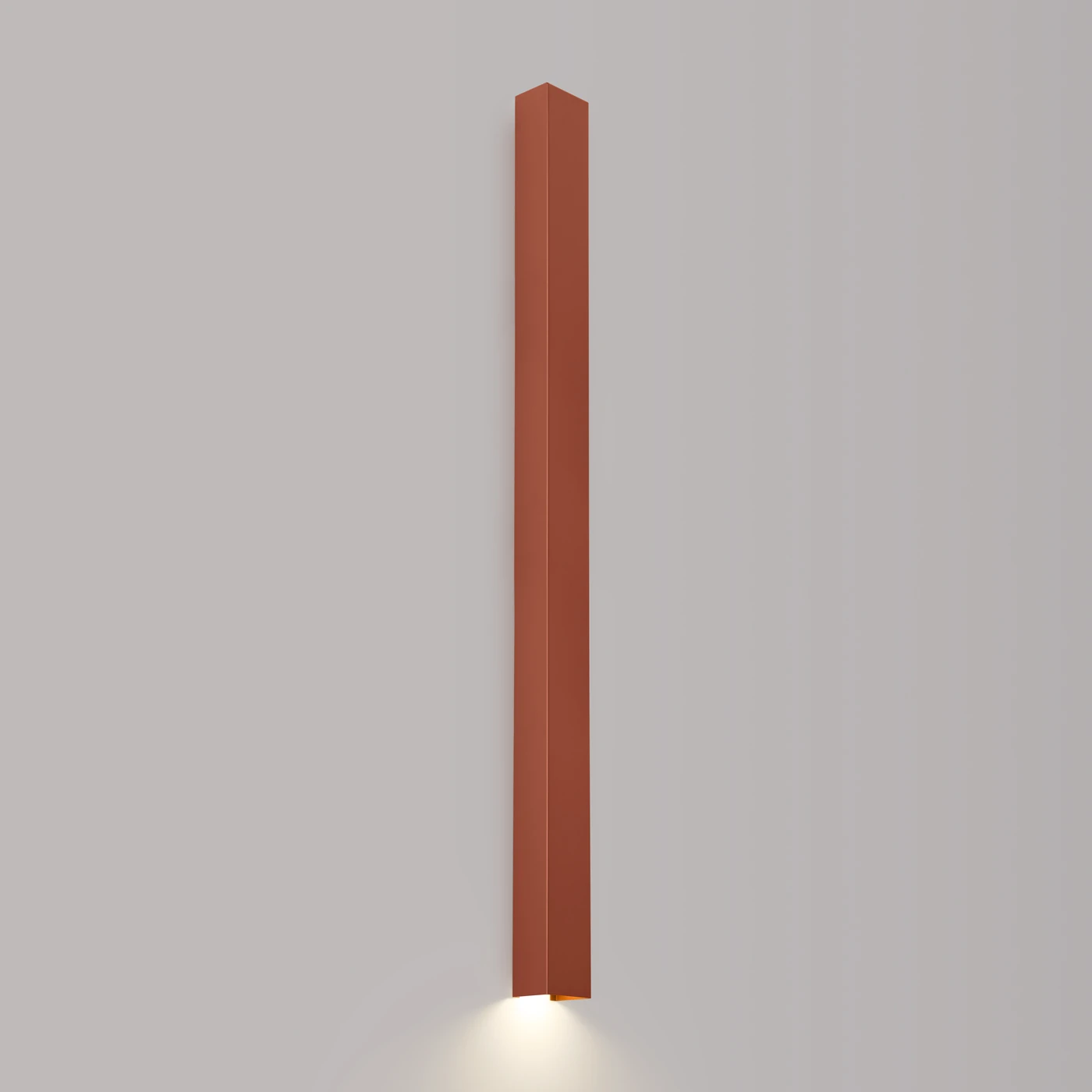 Wall lamp 120 cm – linear, red ochre, GU10