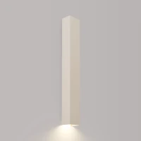 Wall lamp 60 cm – rectangular, beige, GU10 accent light - Image 3