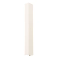 Wall lamp 60 cm – rectangular, beige, GU10 accent light - Image 1
