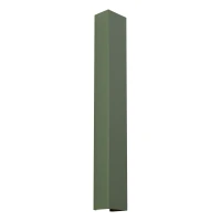 Wall lamp 60 cm – rectangular, olive green, GU10 - Image 2