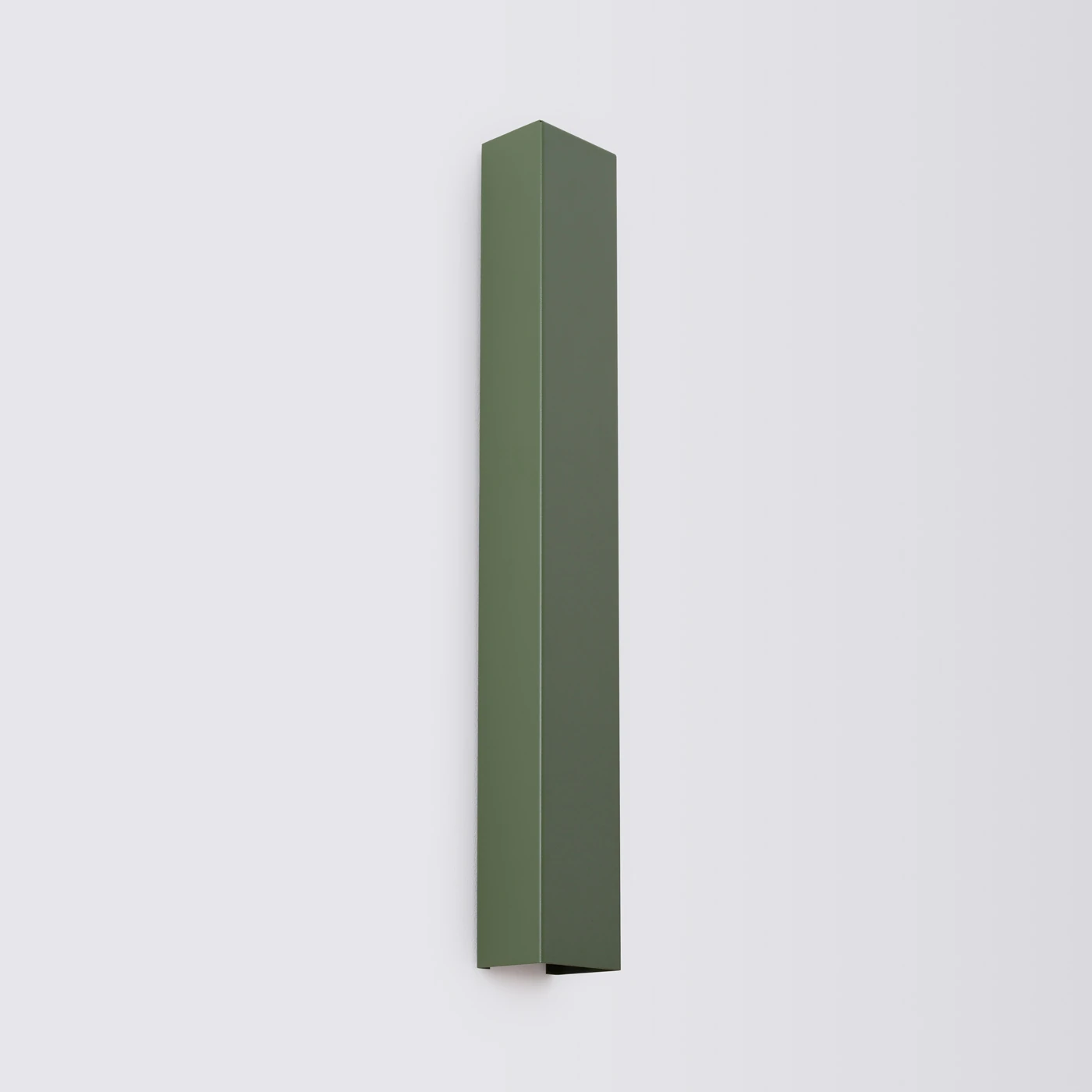 Wall lamp 60 cm – rectangular, olive green, GU10