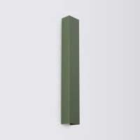 Wall lamp 60 cm – rectangular, olive green, GU10 - Image 3