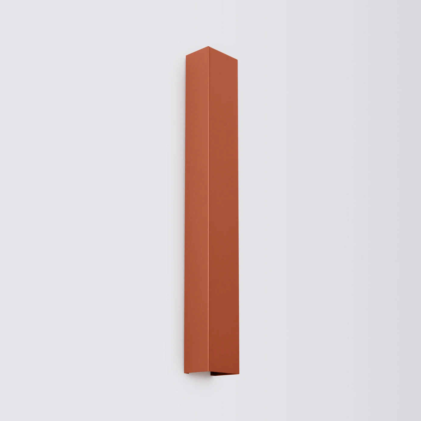 Wall lamp 60 cm – rectangular, red ochre, GU10