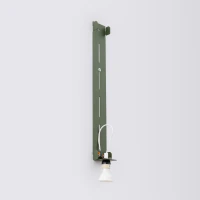 Wall lamp 90 cm – linear, olive green, GU10 - Image 6