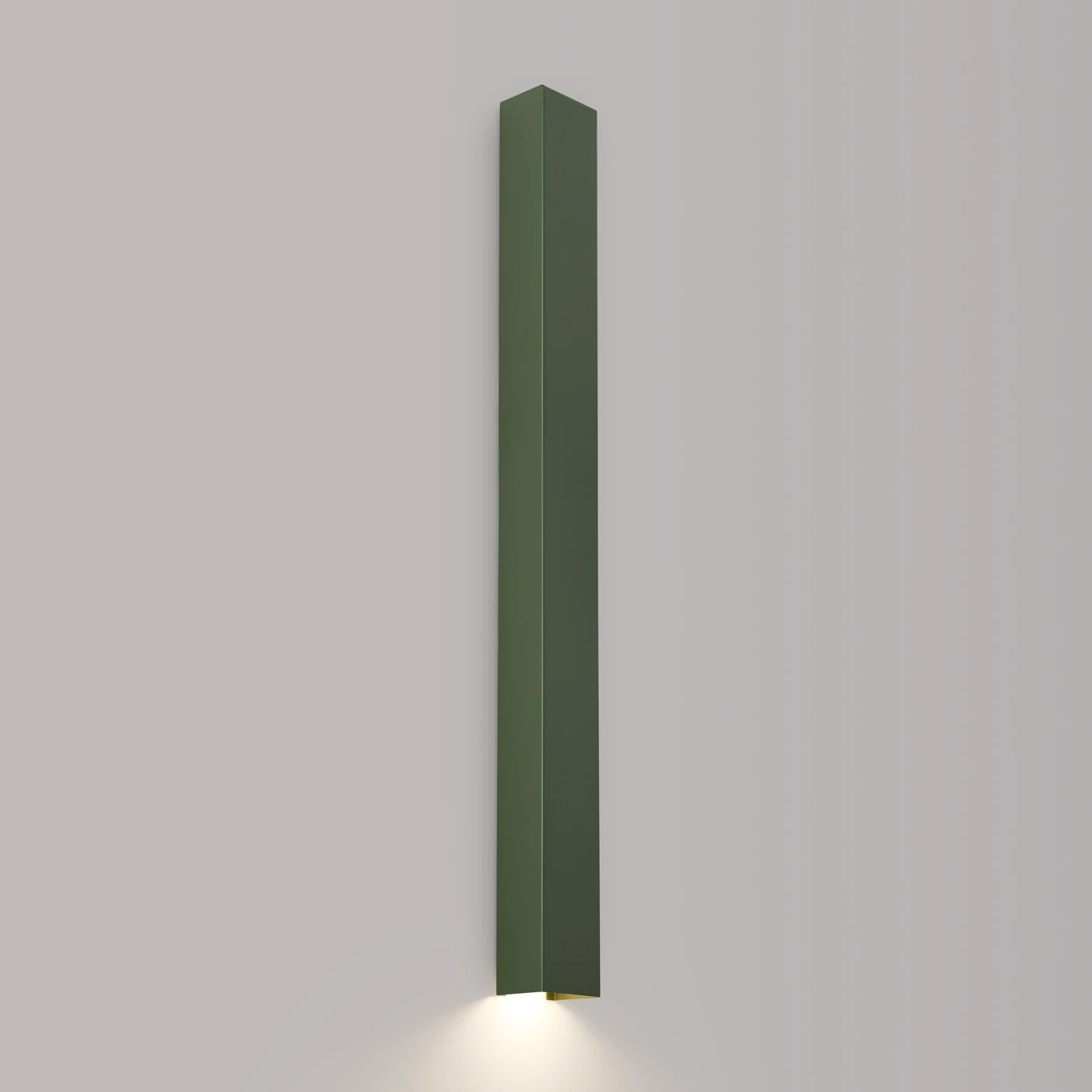 Wall lamp 90 cm – linear, olive green, GU10