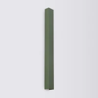 Wall lamp 90 cm – linear, olive green, GU10 - Image 3