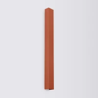 Sieninis šviestuvas 90 cm – linijinis, raudona, GU10 - Nuotrauka 3