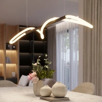 Pakabinamas LED šviestuvas 84 cm – linijinis, juodas, CCT reguliuojamas - Nuotrauka 1
