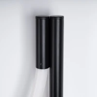 90 cm wall lamp – curved LED line, black, adjustable light - Image 7