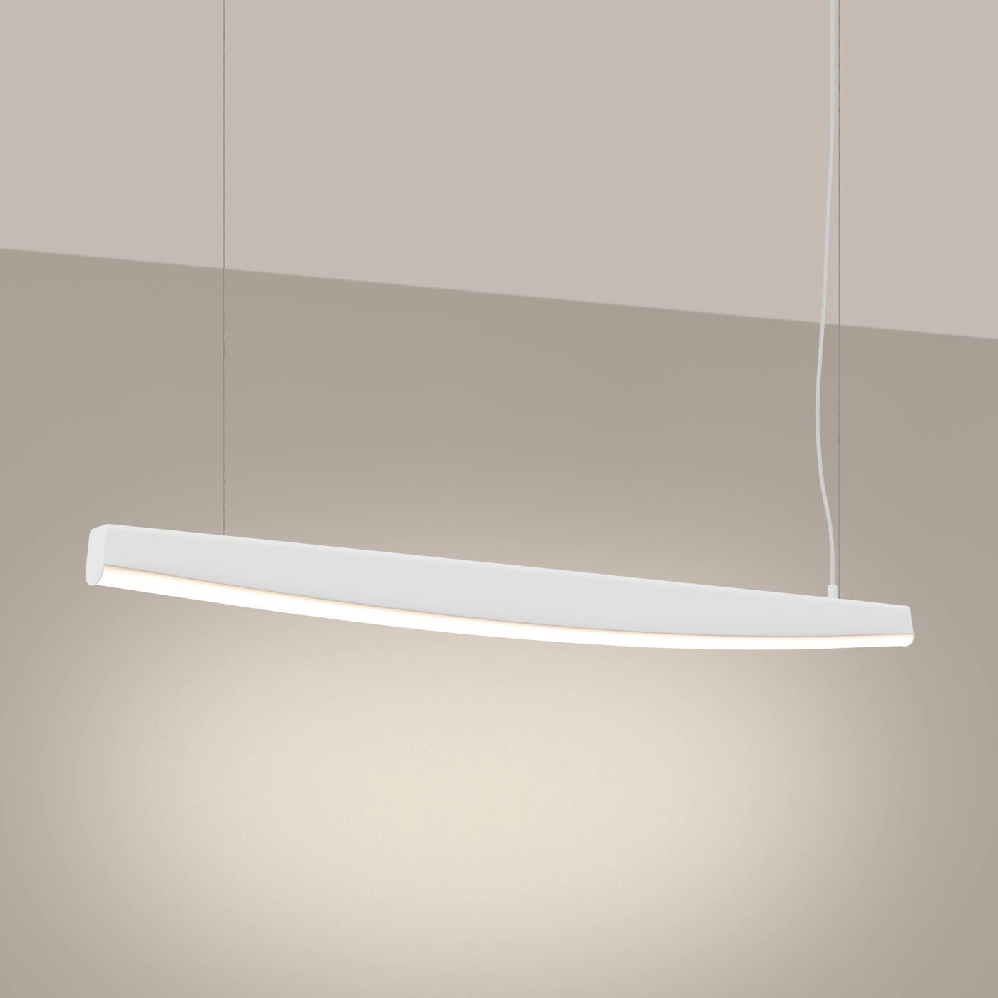 Pendant lamp 120 cm / 22W – linear, white, CRI93