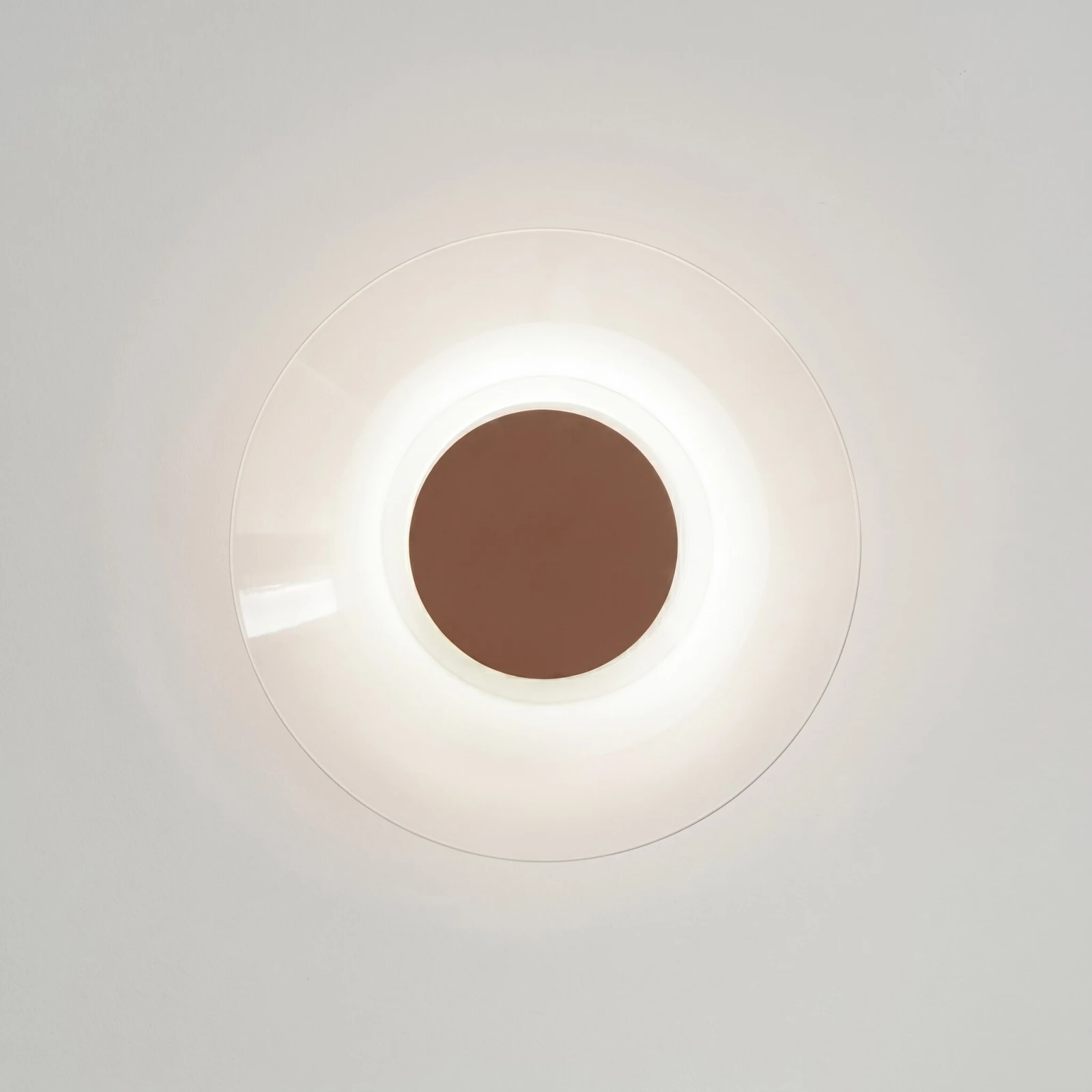 Sieninis šviestuvas 28 cm – apvalus, moka, LED 4000K