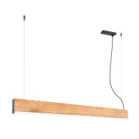 Pendant light 120 cm/17W – linear, oak, CRI98 - Image 2