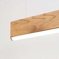 Pendant light 120 cm/17W – linear, oak, CRI98 - Image 10