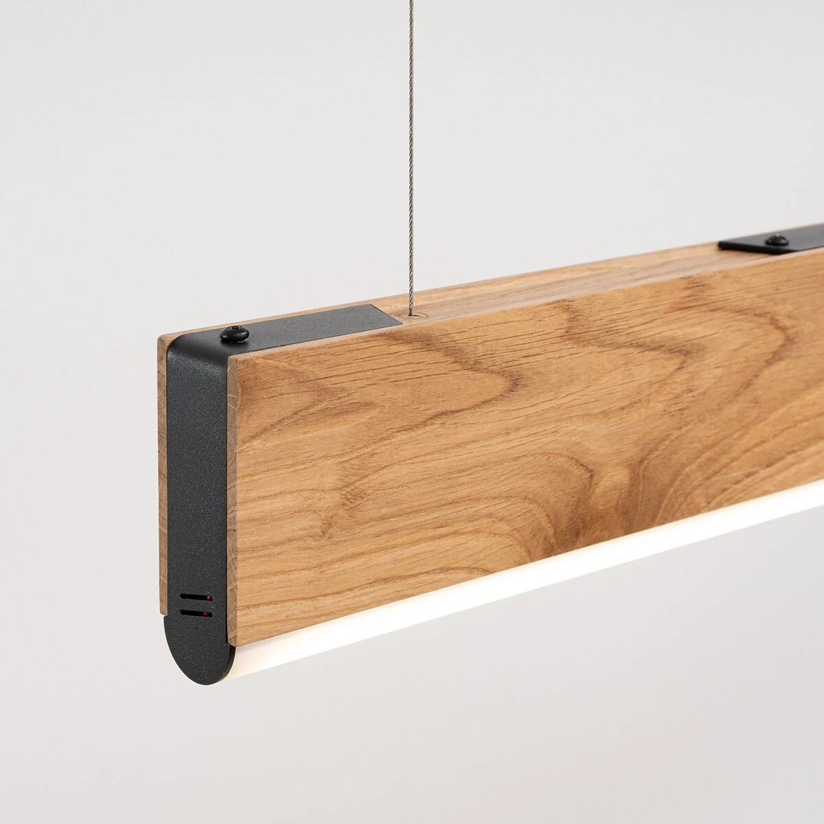 Pendant LED lamp 150 cm – linear, oak, CRI98
