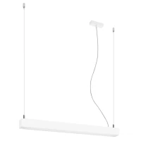 Pakabinamas LED šviestuvas 67 cm – linijinis, baltas, opalinis difuzorius - Nuotrauka 2