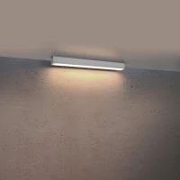 Lubinis LED šviestuvas 67 cm – linijinis, baltas, opalinis gaubtas - Nuotrauka 1