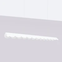 Pakabinamas šviestuvas 131 cm / 16W – banguotas, baltas, CRI93 - Nuotrauka 3