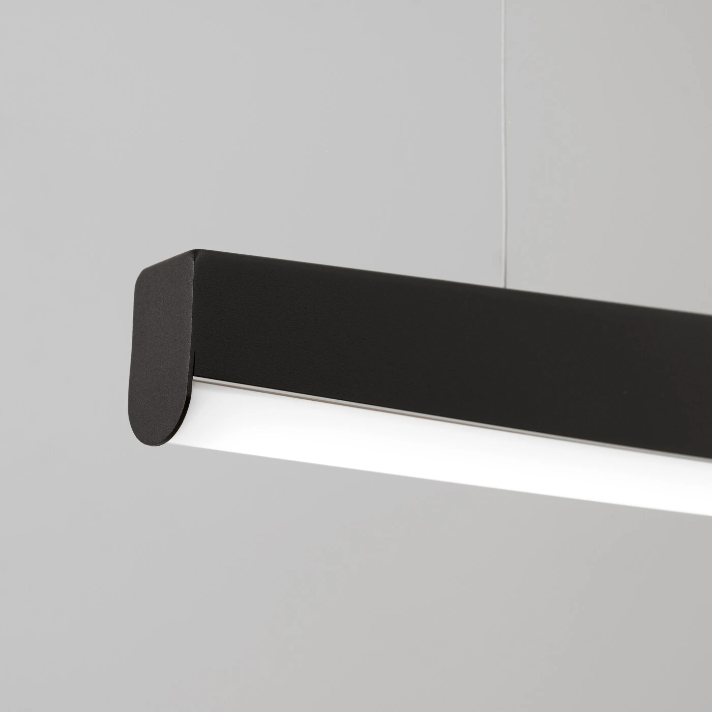 150 cm LED pendant light – linear, black, CRI93