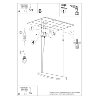 150 cm LED pendant light – linear, black, CRI93 - Image 9