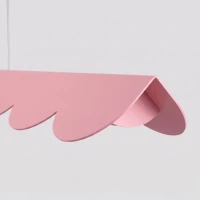 Pakabinamas šviestuvas 131 cm – banguotas, rožinis, LED 3000K - Nuotrauka 8