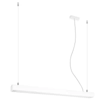 Pendant LED lamp 90 cm – linear, white, opal diffuser - Image 2