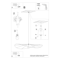 Pakabinamas šviestuvas 110 cm – organiškas gaubtas, juodas, E27 - Nuotrauka 5