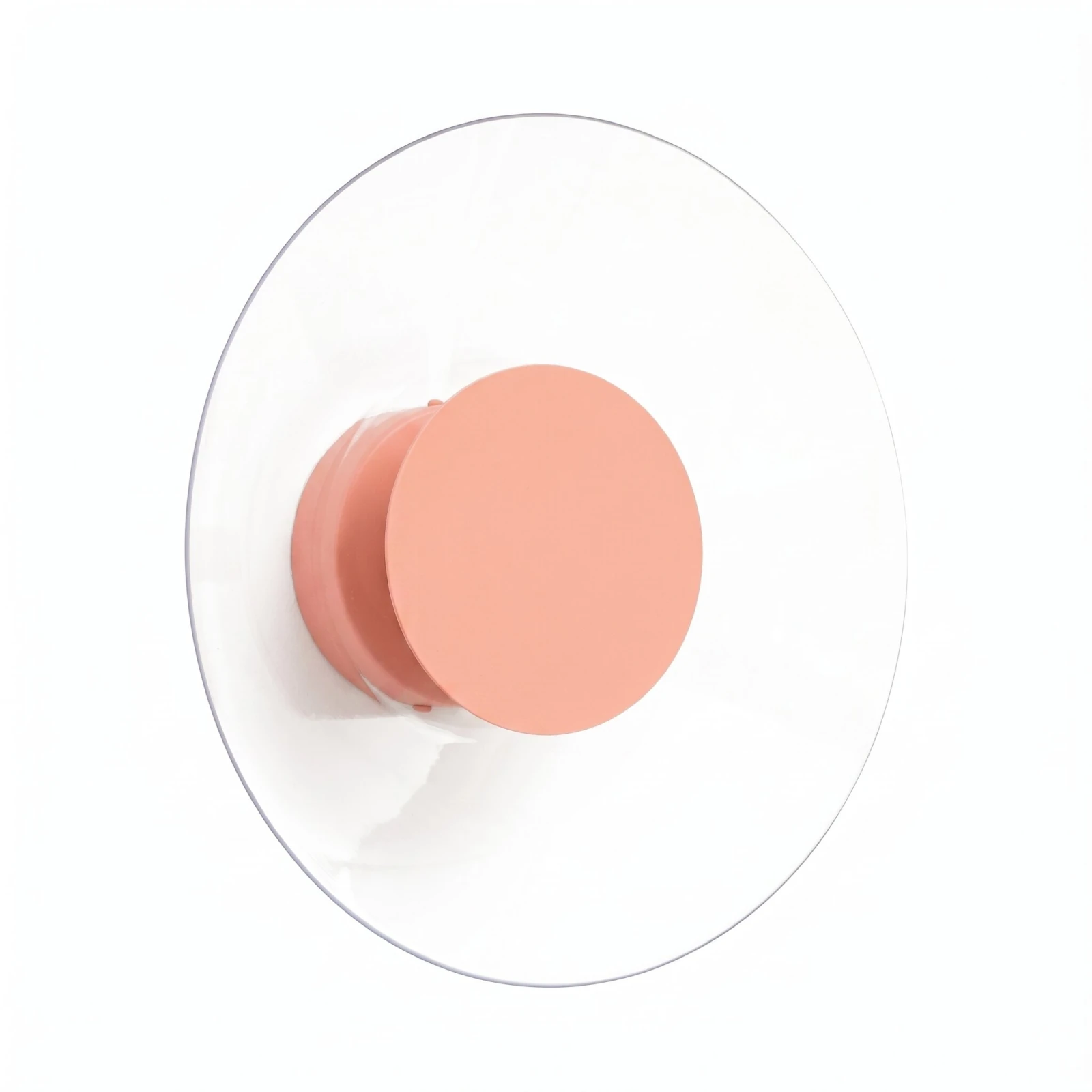 Wall lamp 28 cm – round, peach, LED 4000K