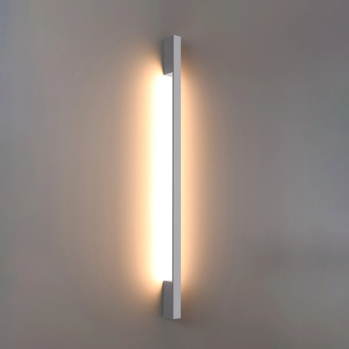 Wall lamp 120 cm – linear, white, warm LED light