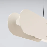 Pendant lamp 158 cm – linear, beige, DALI dimmable - Image 5