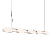 Pendant lamp 158 cm – linear, beige, DALI dimmable - Image 2