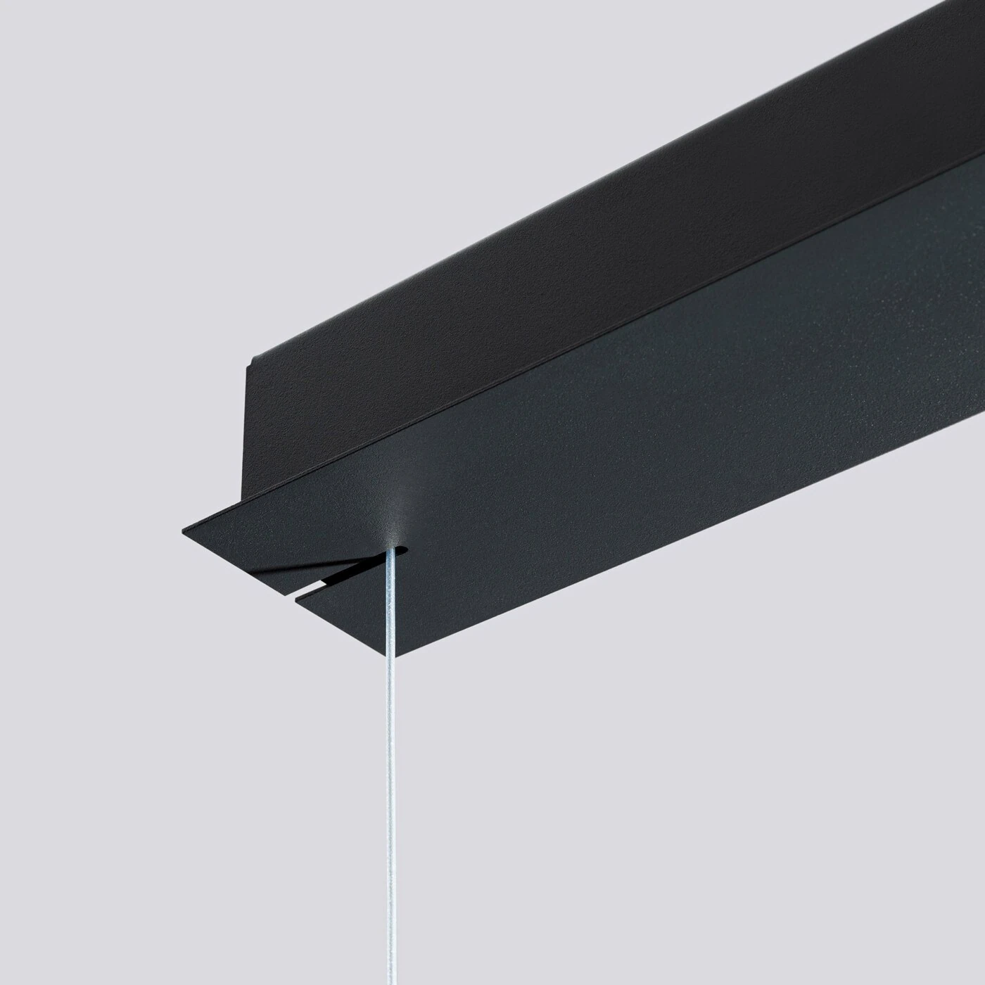 Pendant lamp 120 cm – linear, oak, integrated LED