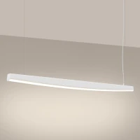Pakabinamas LED šviestuvas 150 cm – linijinis, baltas, šiltai šviečiantis - Nuotrauka 4