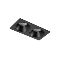 Dvigubas GU10 šviestuvas PRISMA DUO, juodas, IP65 - Nuotrauka 4