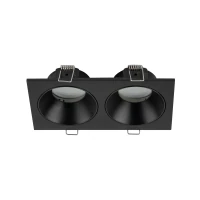 Dvigubas GU10 šviestuvas PRISMA DUO, juodas, IP65 - Nuotrauka 2