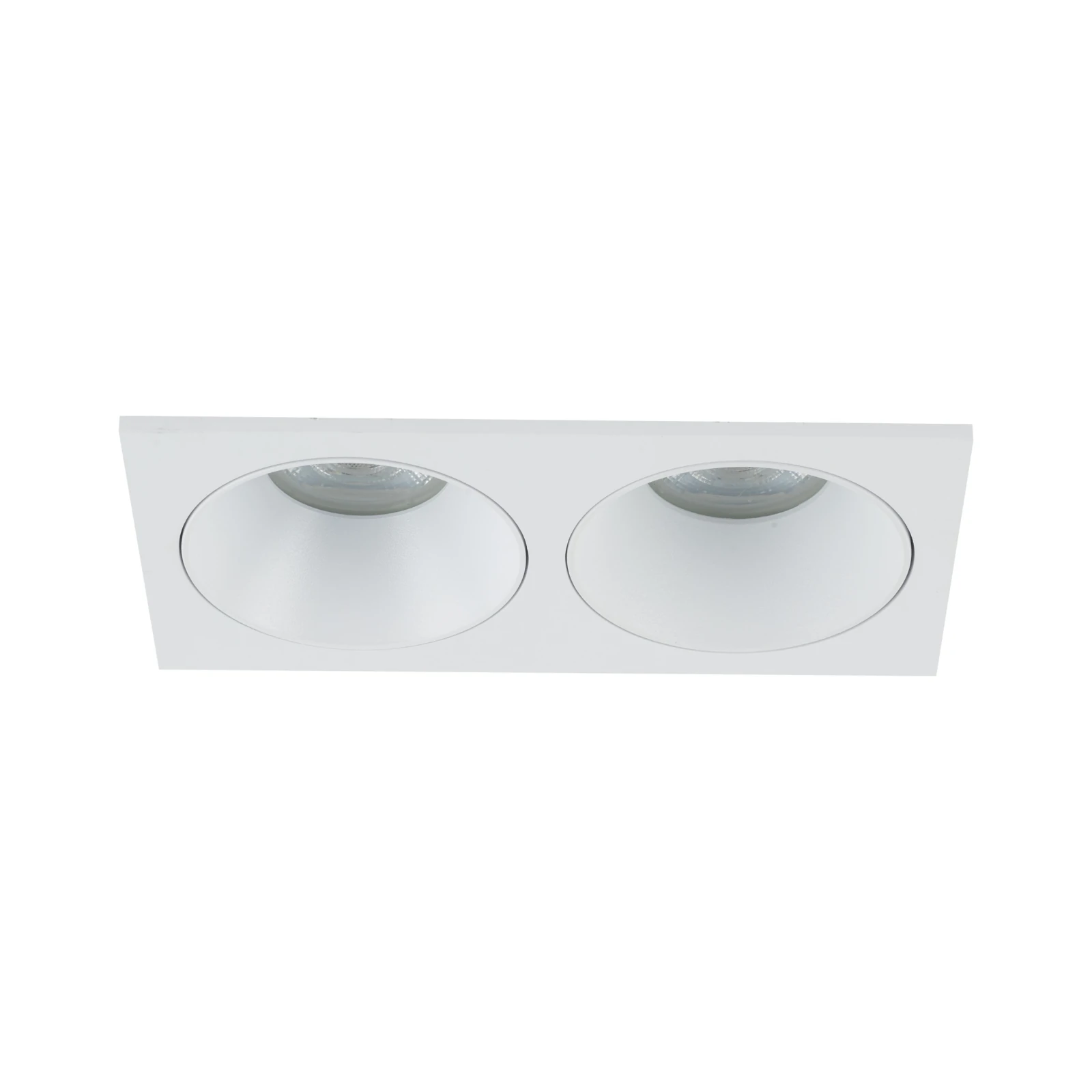 Dvigubas GU10 šviestuvas PRISMA DUO, baltas, IP65