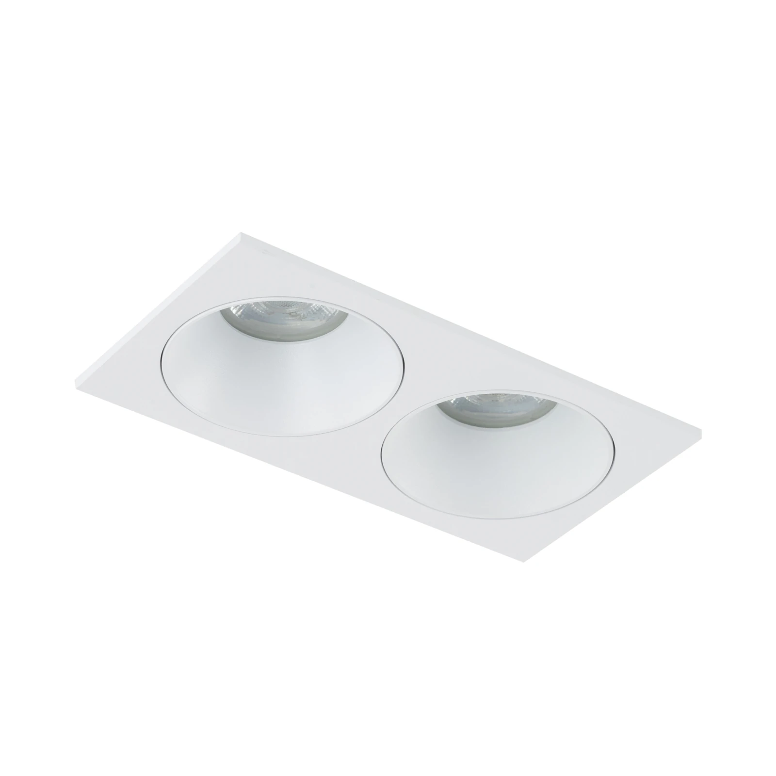 Dvigubas GU10 šviestuvas PRISMA DUO, baltas, IP65