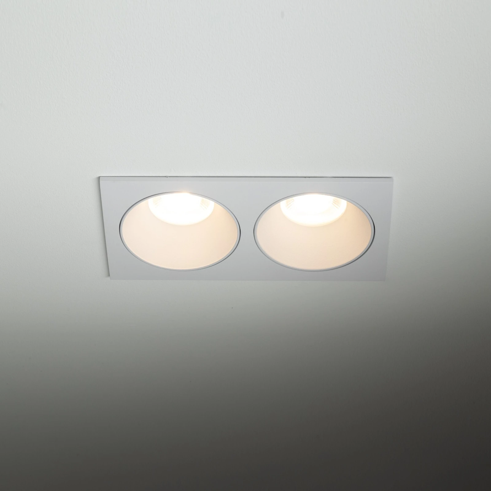 Dvigubas GU10 šviestuvas PRISMA DUO, baltas, IP65