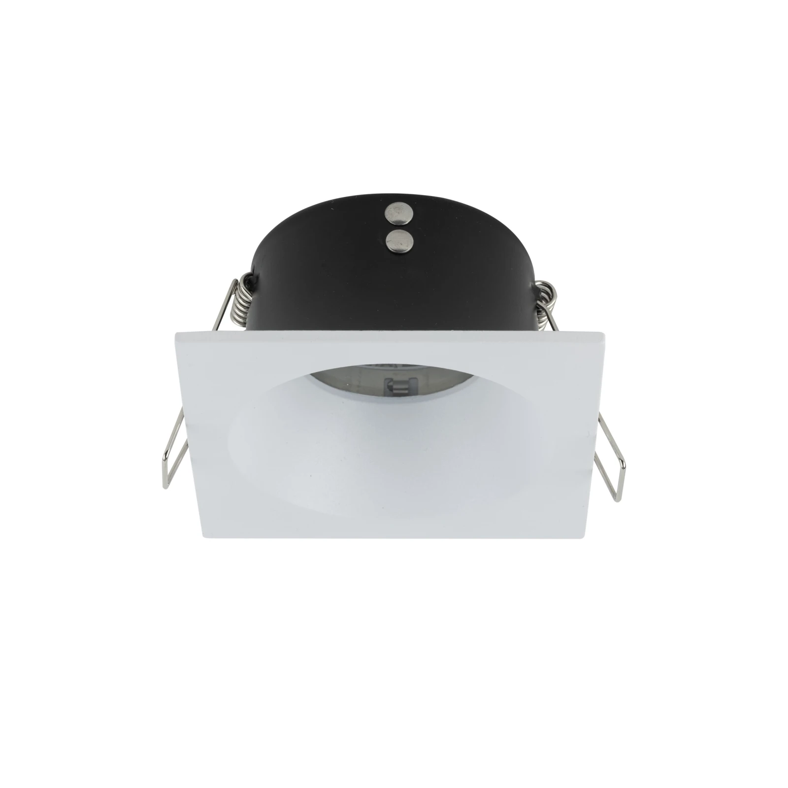 GU10 ceiling spotlight – square, white, IP65