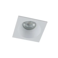 GU10 ceiling spotlight – square, white, IP65 - Image 4