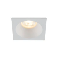 GU10 ceiling spotlight – square, white, IP65 - Image 5