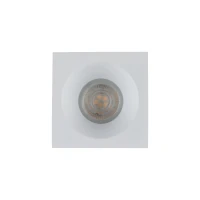 GU10 ceiling spotlight – square, white, IP65 - Image 9