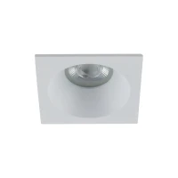 GU10 ceiling spotlight – square, white, IP65 - Image 2