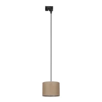 Bėginis šviestuvas TRACER 20 cm, juodas ir rudas, E27